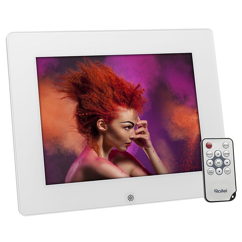 Rollei Pissarro DPF-80 digitaler HD Bilderrahmen weiß Ausstellungsgerät