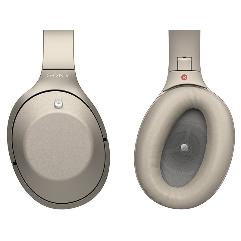 Sony MDR-1000X kabelloser High-Resolution Kopfhörer champagner