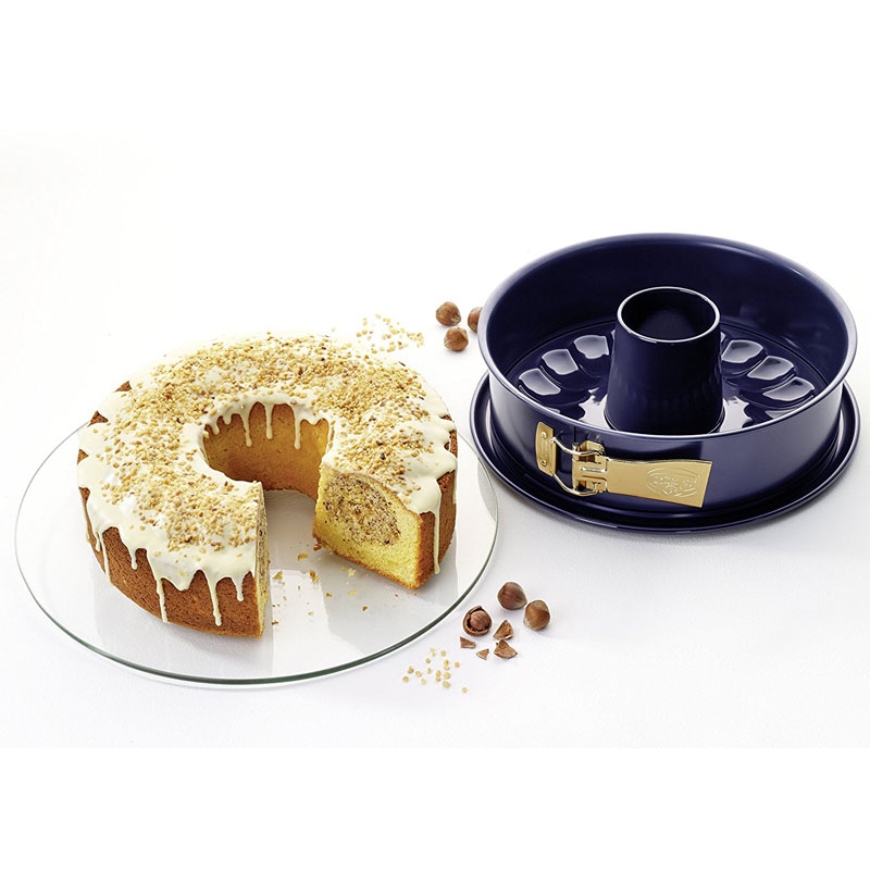 Dr. Oetker Back-Liebe Springform 26cm runde Kuchenform mit 2 Böden Antihaftbeschichtung