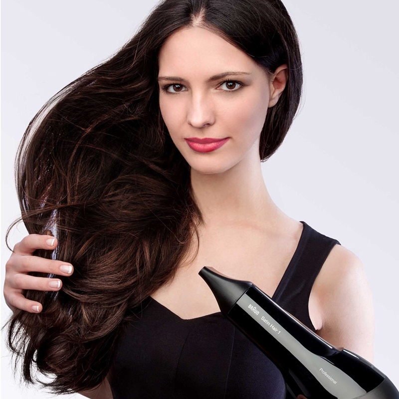 Braun Satin Hair 7 SensoDryer Haartrockner HD 780 mit Thermosensor und Stylingdüse