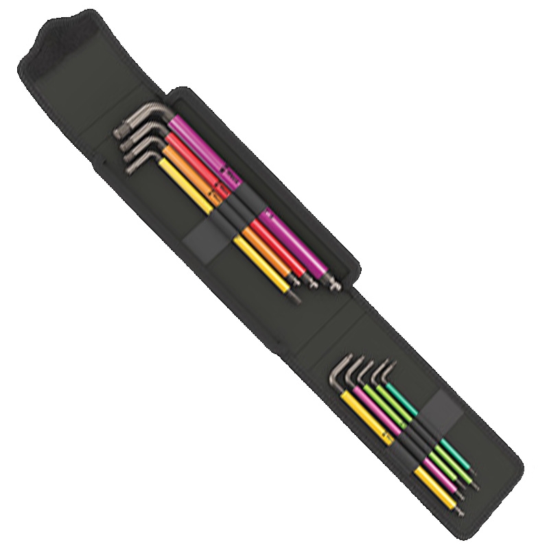 Wera Fahrrad-Werkzeug-Set, Inbusschlüssel-Satz, 9-teilig