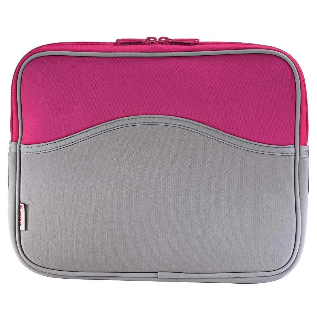 Notebook-Cover "Memory", Displaygrößen bis 34 cm (13,3"), Grau/Pink