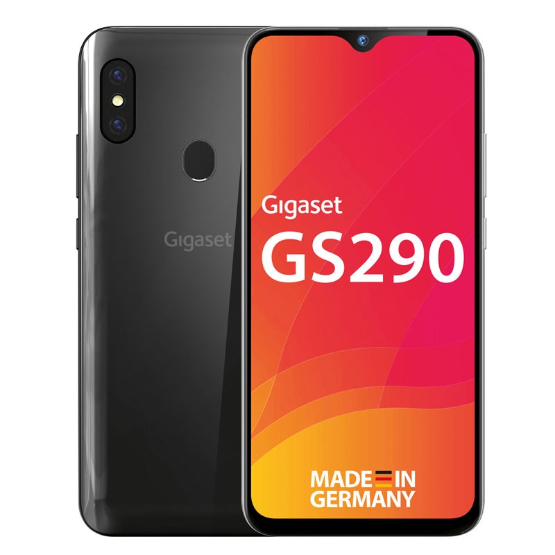 Gigaset GS290 64GB Smartphone titanium grey