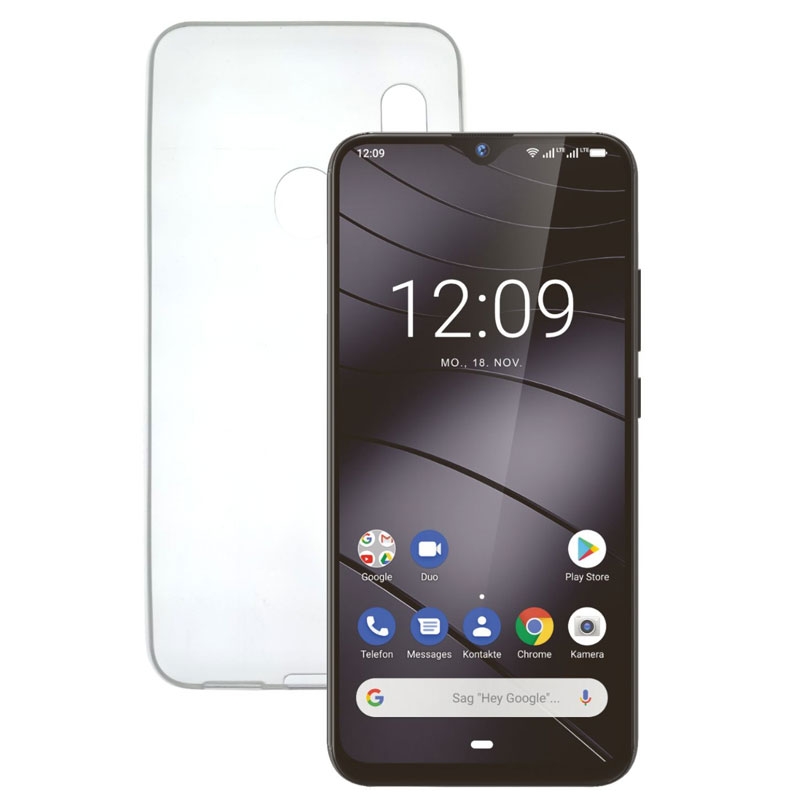 Gigaset GS290 64GB Smartphone titanium grey