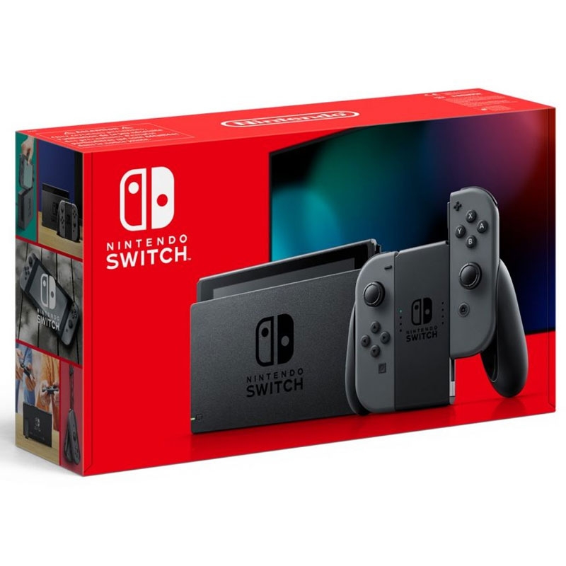 Nintendo Switch grau (neue Edition) Konsole