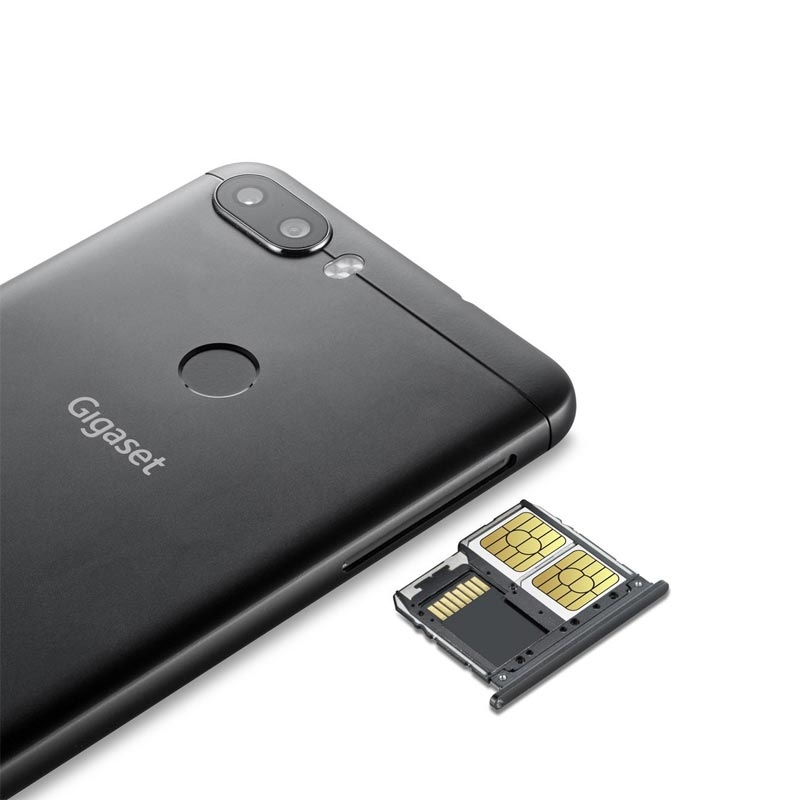 Gigaset GS370 Dual-SIM Smartphone jet black
