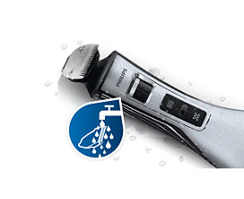 Philips QS 6140/32 Bartschneider Silber-Rot