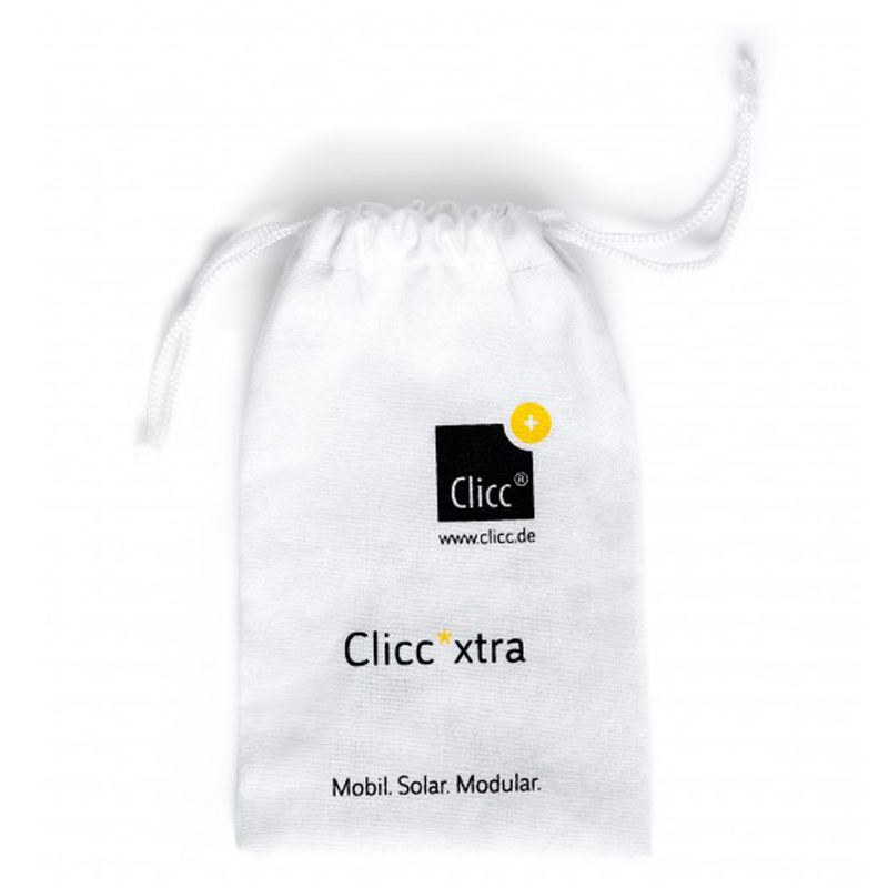 Clicc x*tra Set ClicLite + CL/Gr/Sky USB-Solarladegerät