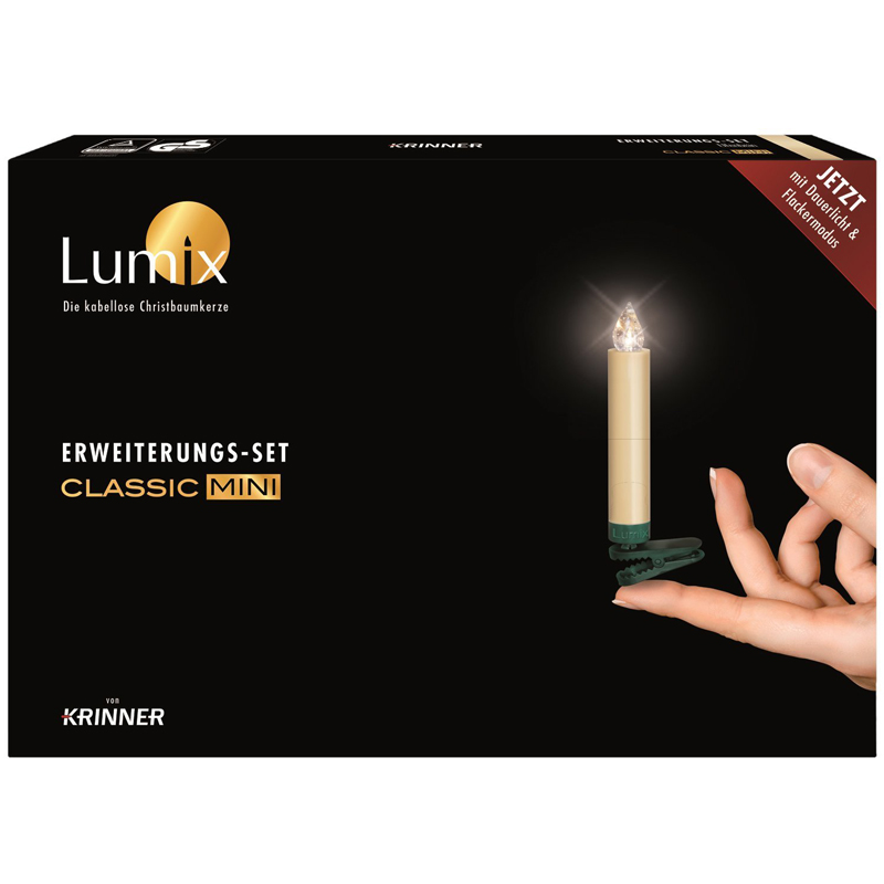 Krinner Lumix Classic Mini Erweiterungs 7er-Set LED-Christbaumbeleuchtung