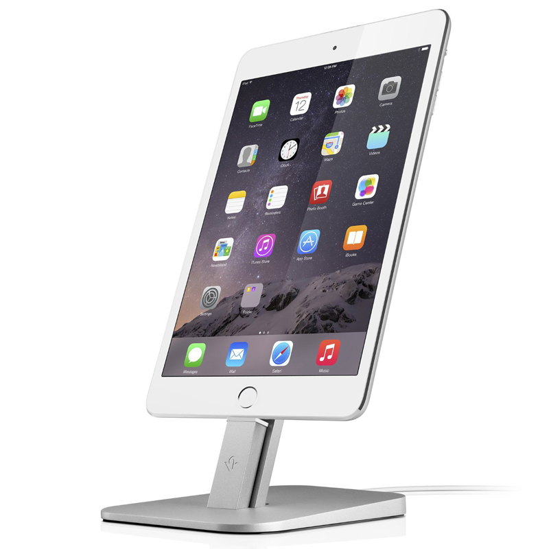 Twelve South HiRise Desktop Stand silber für iPhone, iPad mini und iPod touch
