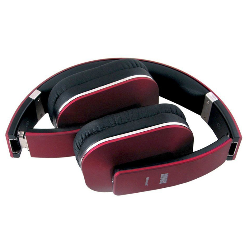 August EP650R Bluetooth NFC Kopfhörer rot