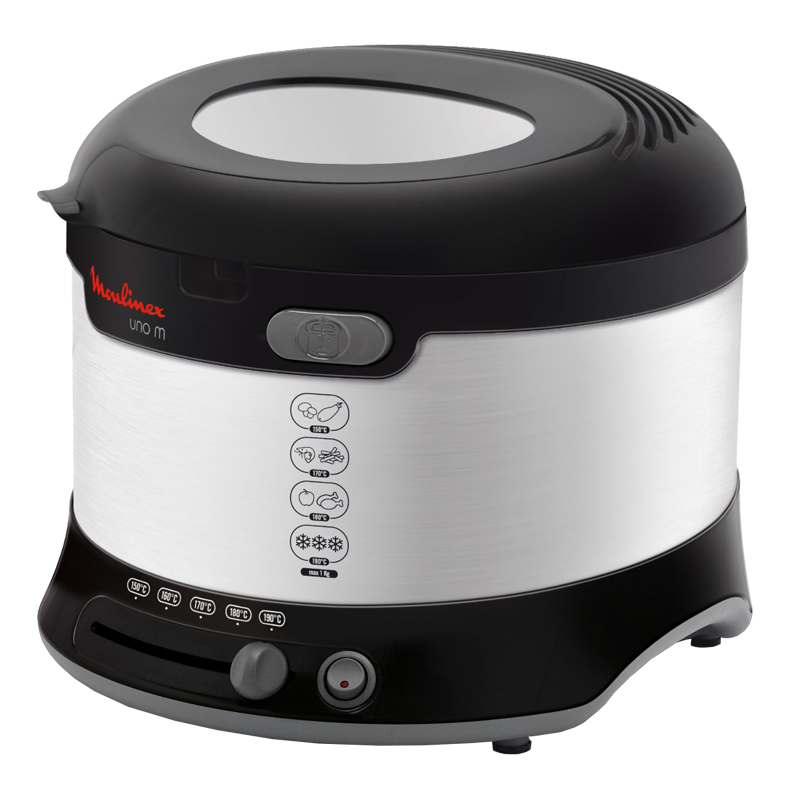 Moulinex AF133D Fritteuse edelstahl-schwarz