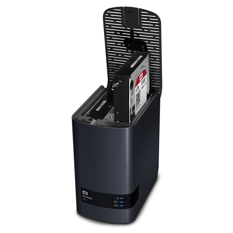 Western Digital My Cloud EX2 Persönlicher Cloud-Speicher 2x2TB NAS