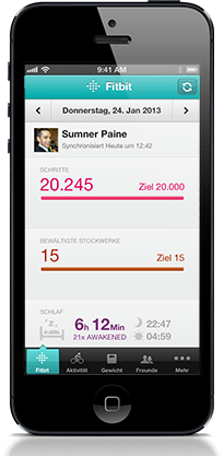 FitBit Aria digitale WiFi Personenwaage white