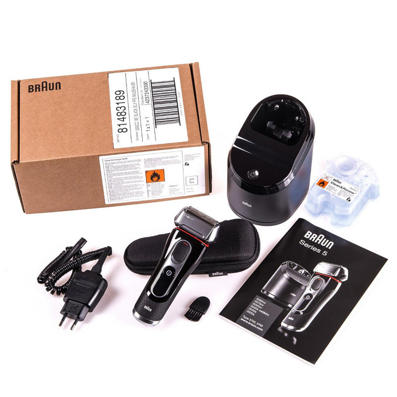 Braun Series 5 5090cc Rasierer mit Reinigungsstation schwarz