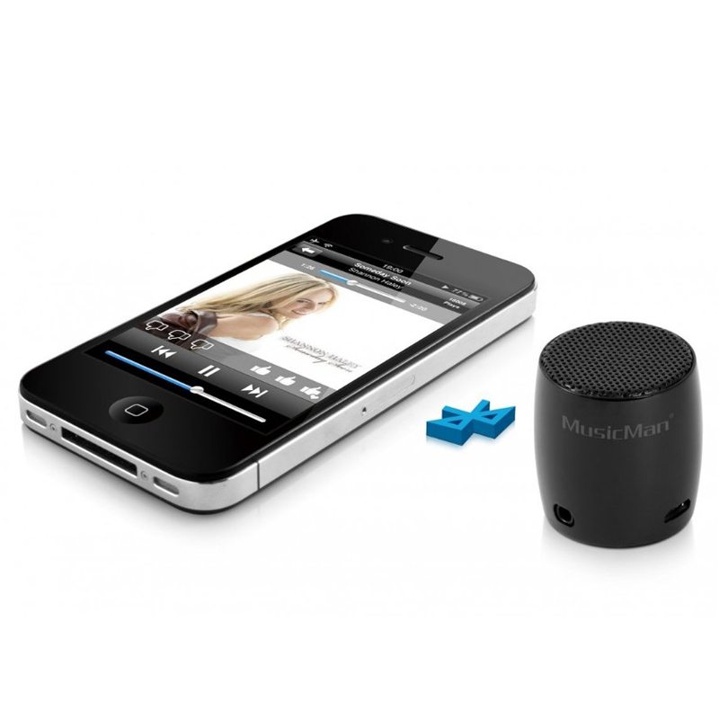 MusicMan BT-X7 Nano Bluetooth Soundstation schwarz