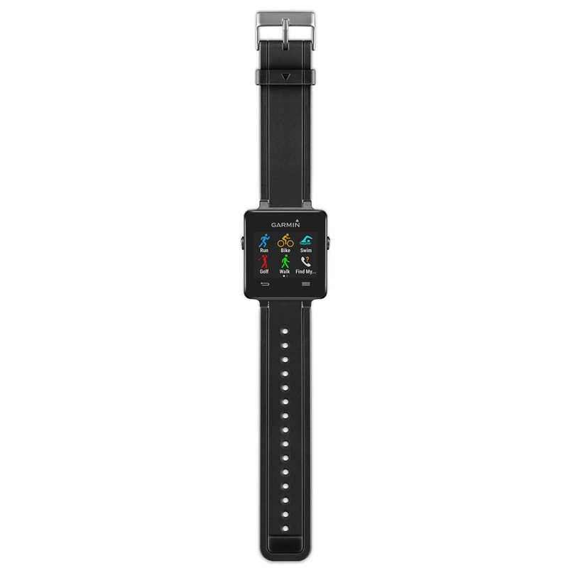 Garmin vivoactive mit Brustgurt Fitness-Armbanduhr schwarz
