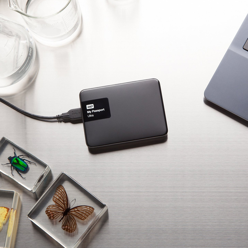 Western Digital My Passport Ultra 3TB USB 3.0 externe Festplatte schwarz