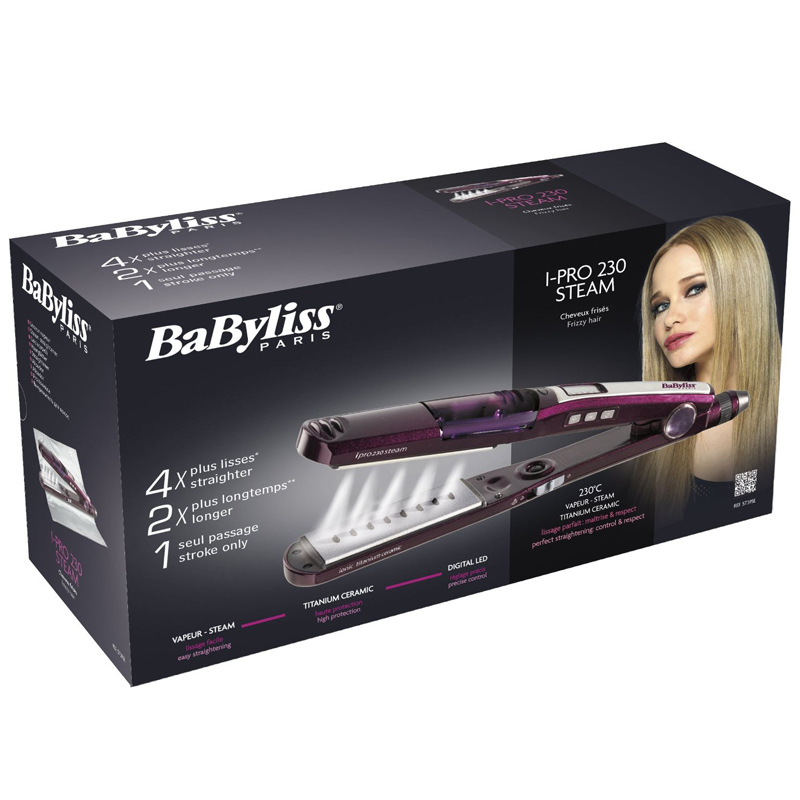 Babyliss ST395E Haarglätter iPro 230 Steam
