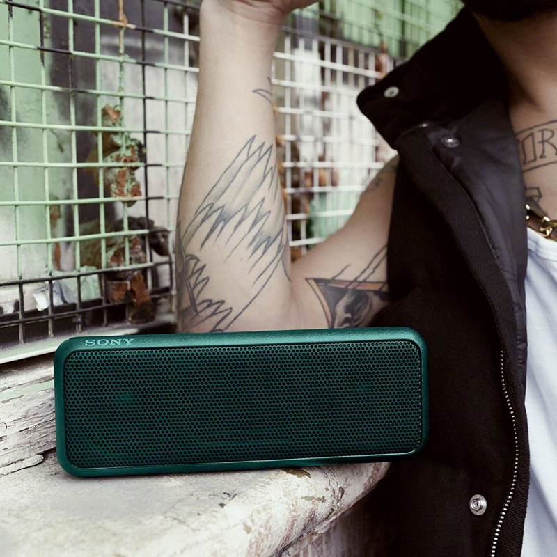 Sony SRS-XB3 NFC und Bluetoothspeaker grün