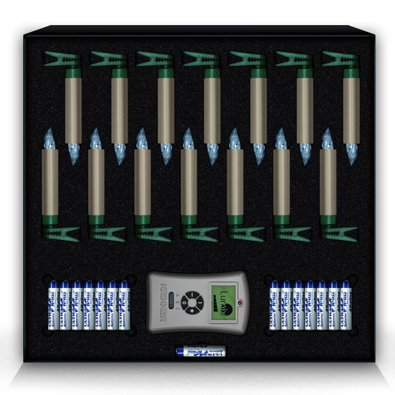 Krinner Lumix Deluxe Mini Basis 14-Set LED-Christbaumbeleuchtung cashmere