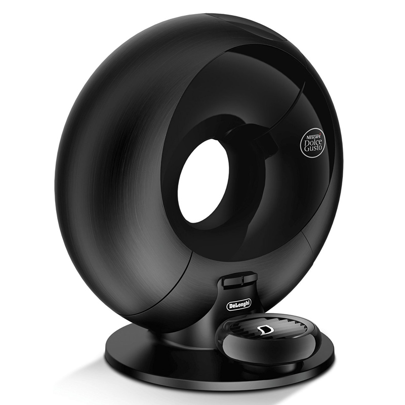 DeLonghi Dolce Gusto EDG 737.B Kaffeekapselmaschine brushed schwarz metal
