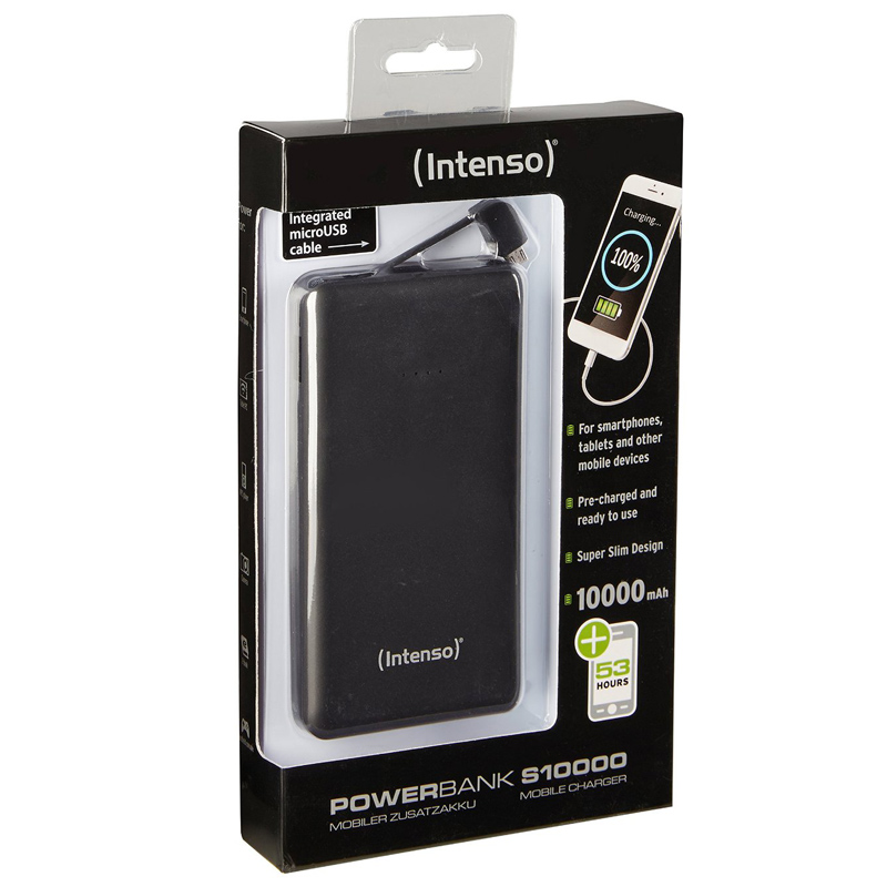 Intenso Powerbank S10000 Slim schwarz Ausstellungsgerät