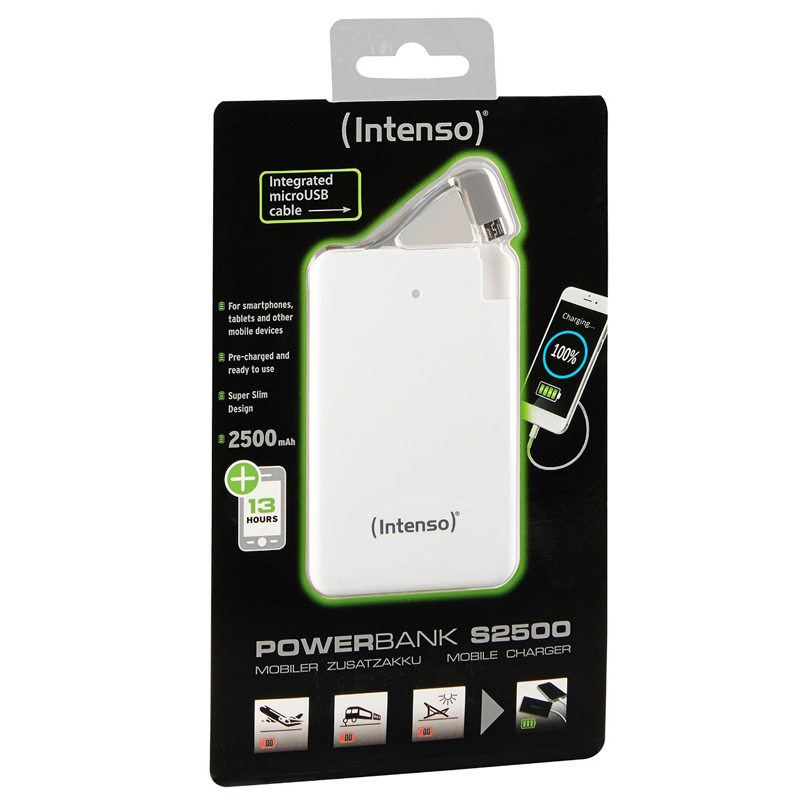 Intenso Powerbank S2500 Slim weiß