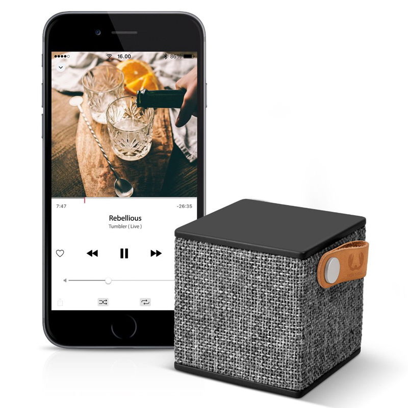Fresh 'n Rebel Rockbox Cube portable Bluetooth Lautsprecher Concrete