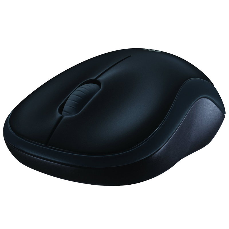 Logitech M175 Cordless Maus USB schwarz