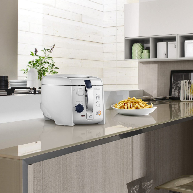 DeLonghi F 28.311.W1 Rotofritteuse weiß