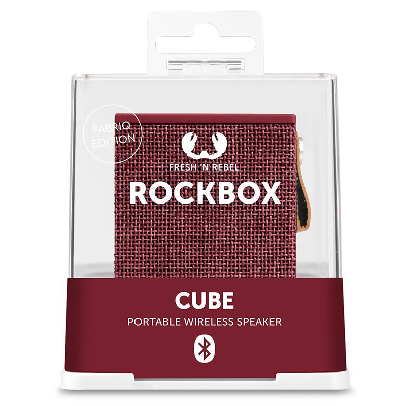 Fresh 'n Rebel Rockbox Cube portable Bluetooth Lautsprecher Ruby