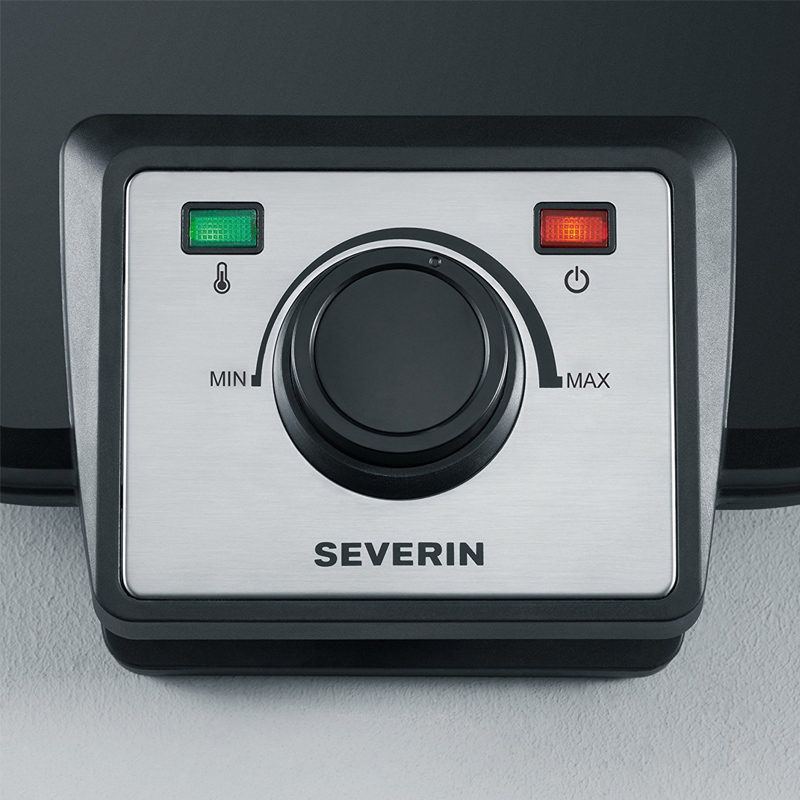 Severin WA 2106 Duo-Waffelautomat schwarz