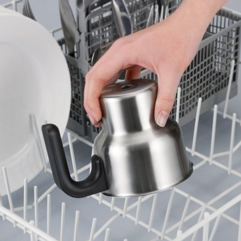 Severin SM 9495 Milchaufschäumer Edelstahl/schwarz