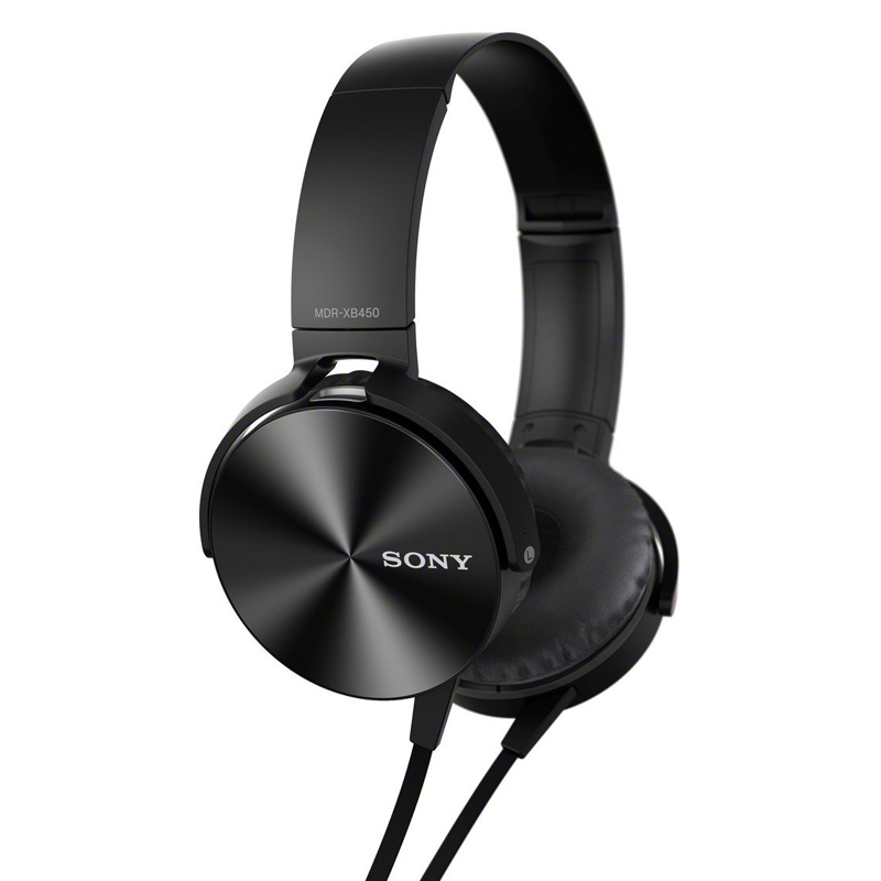 Sony MDR-XB450APB Extra-Bass Kopfhörer schwarz