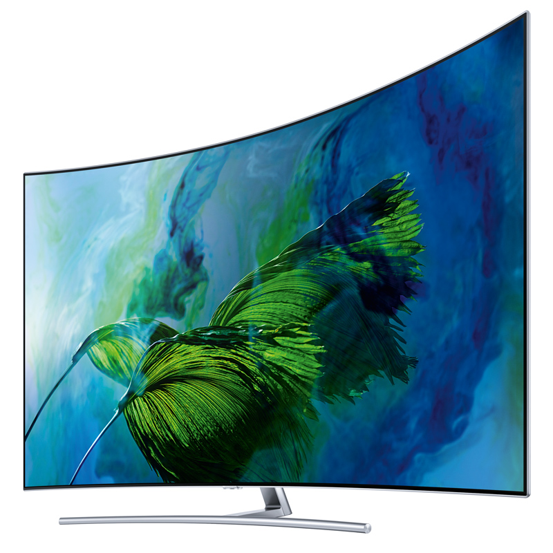 Samsung QE55Q8CGMTXZG 139 cm (55 Zoll) Curved 4K-LED-TV (Premium-Modell)