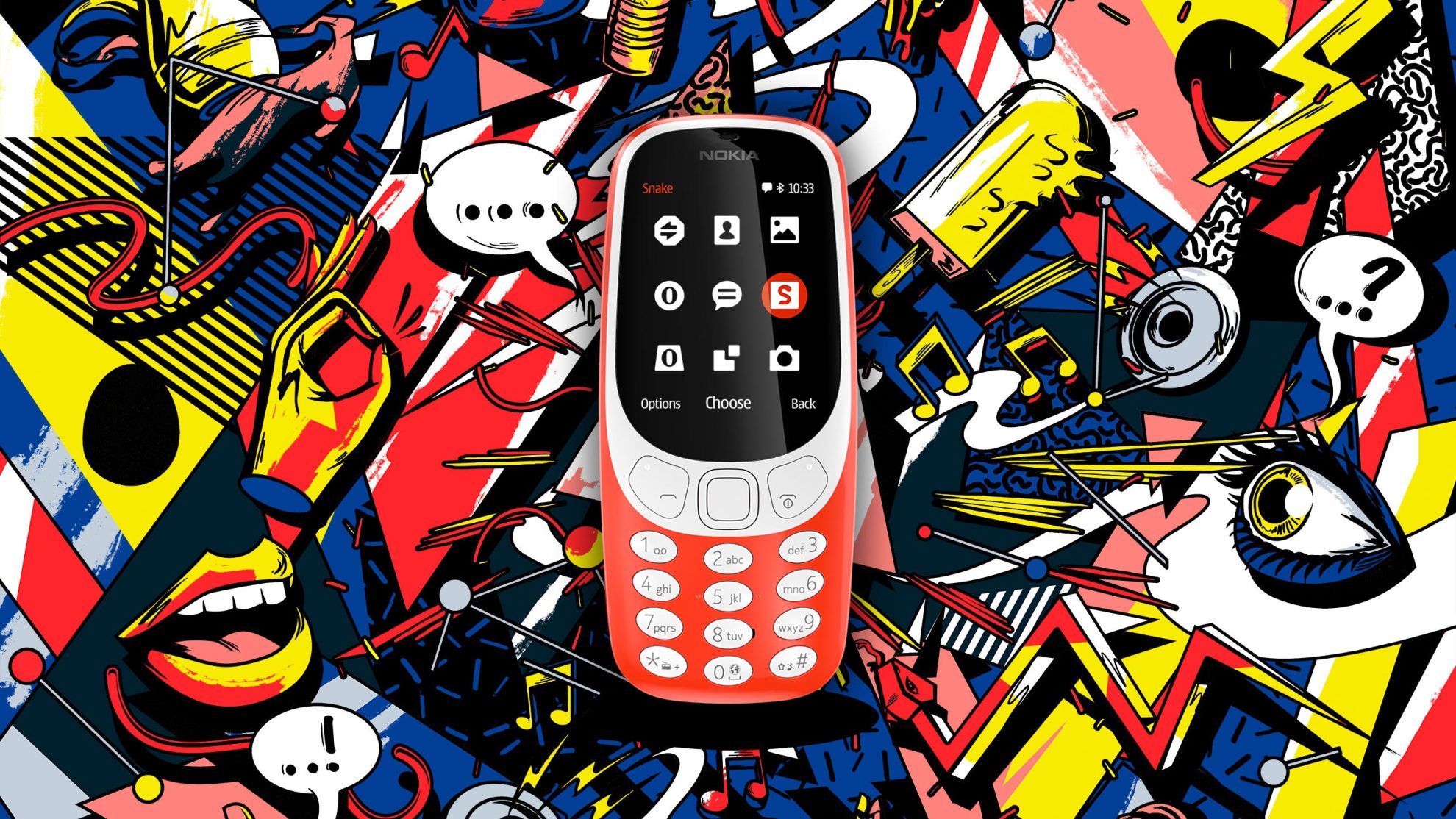Nokia 3310 Retro Dual SIM Handy blau