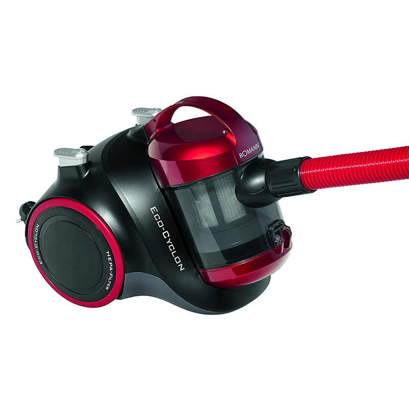 Bomann BS 9022 CB Bodenstaubsauger EEK A, ohne Beutel rot