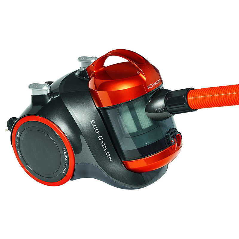 Bomann BS 9022 CB Bodenstaubsauger EEK A, ohne Beutel orange