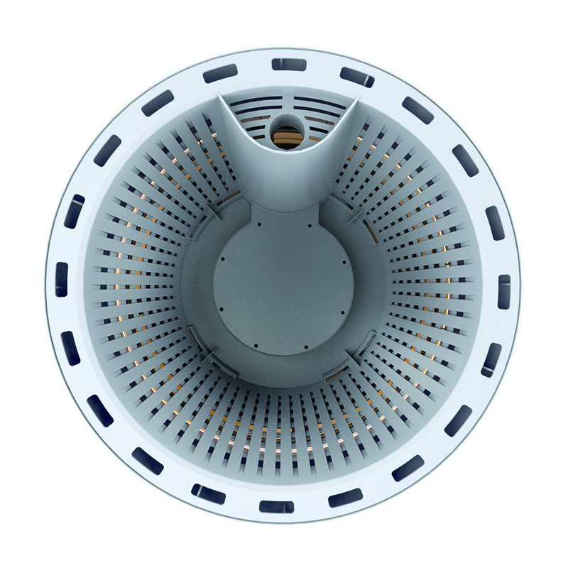 AIRY Pot Blumentopf Luftreinigungssystem in schneeweiß (Stone Grey - anthrazit)