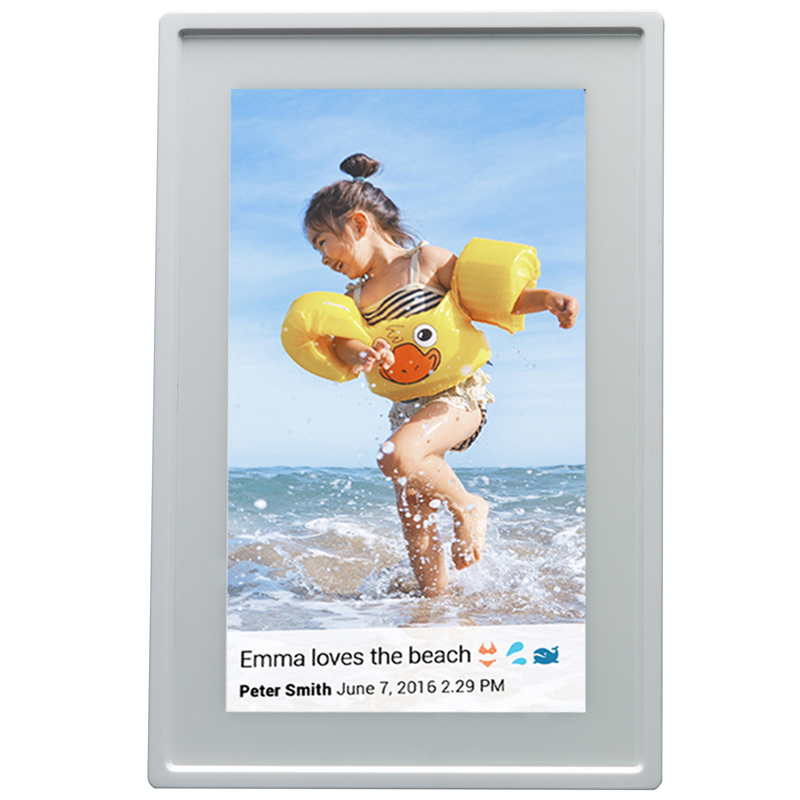 Denver PFF-711 digitaler Bilderrahmen weiß