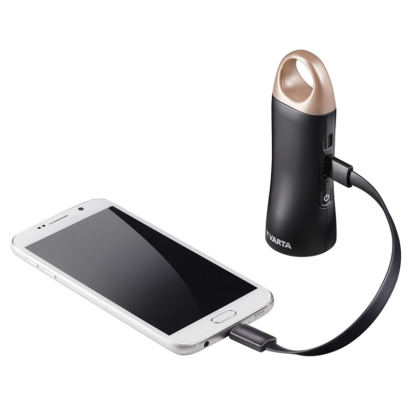 Varta Safety Powerbank 2600 mAh Powerbank mit Schlüsselalarm