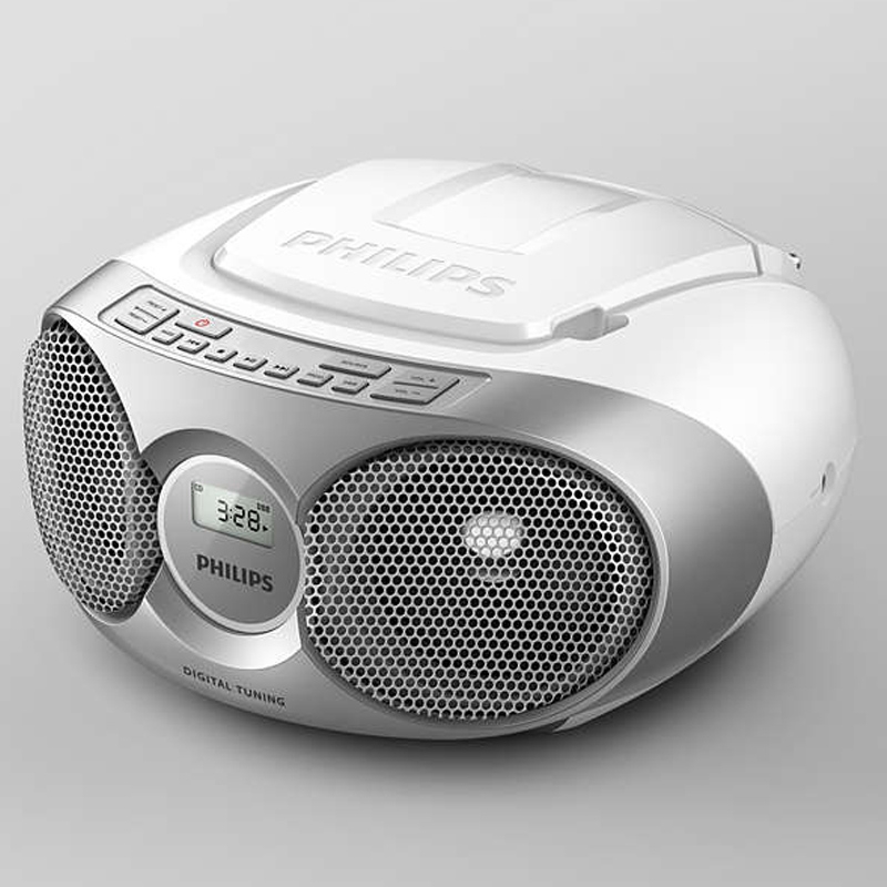 Philips AZ215S/12 CD-Radio silber