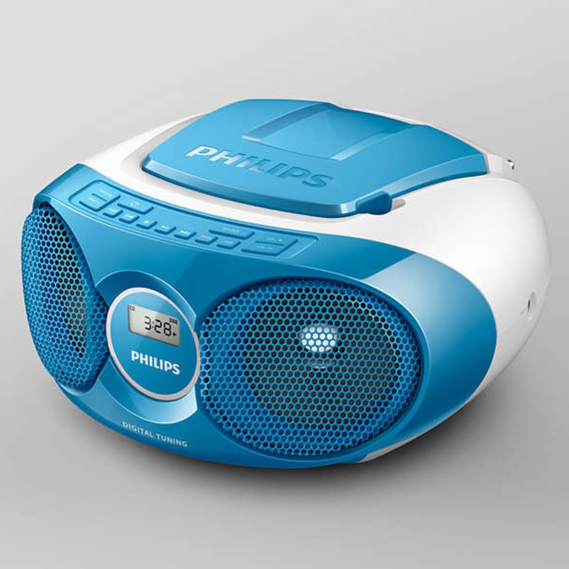 Philips AZ215N/12 CD-Radio lagunenblau