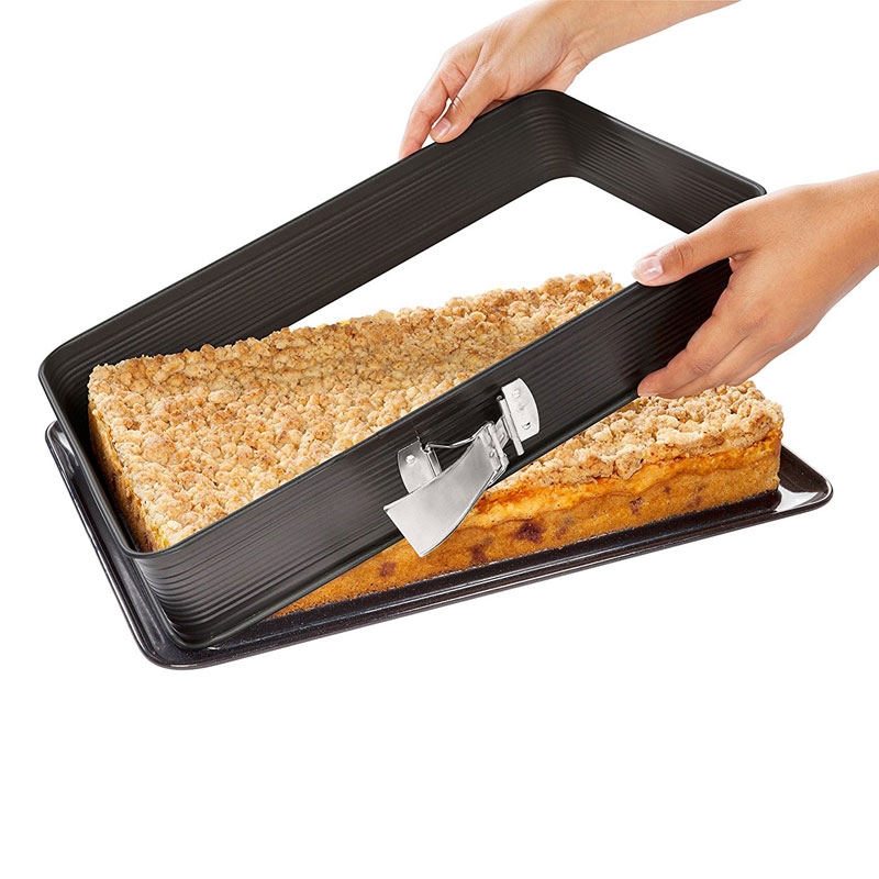 Zenker Rechteck Spring-Form Kuchentransportbox antihaftbeschichtet