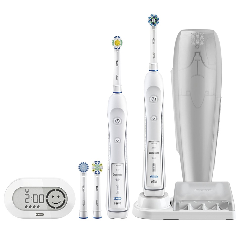 Braun Oral-B Pro 6500 Duo Elektrische Premium Zahnbürste + 2. Handstück