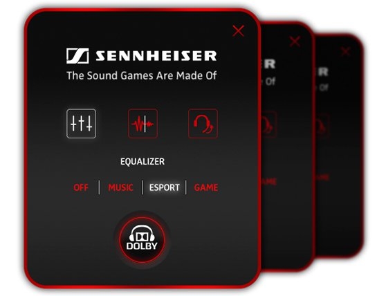 Sennheiser GSP 350 geschlossenes Gaming Headset schwarz rot