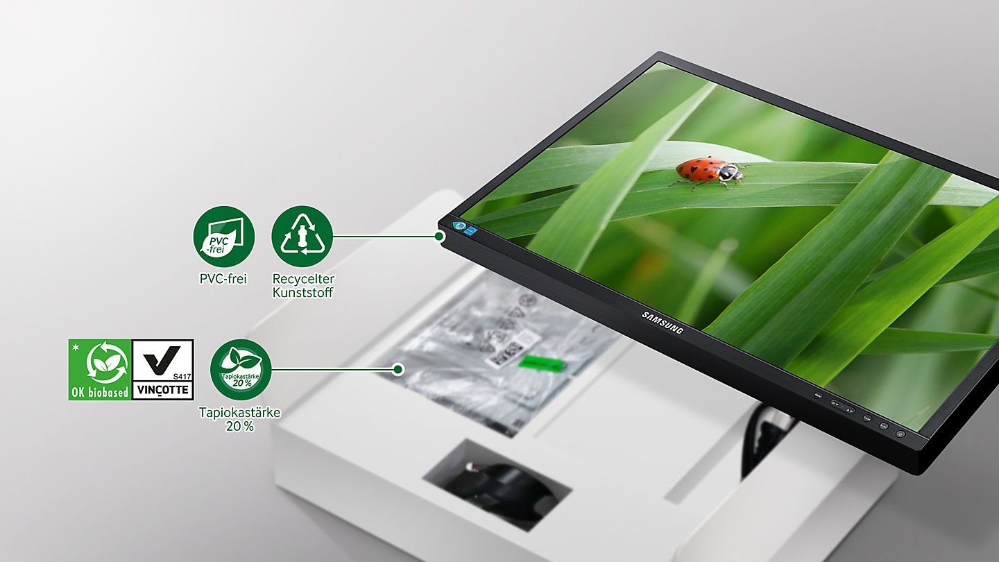 Samsung S24E650BW 60,96cm (24 Zoll) LED-Monitor schwarz