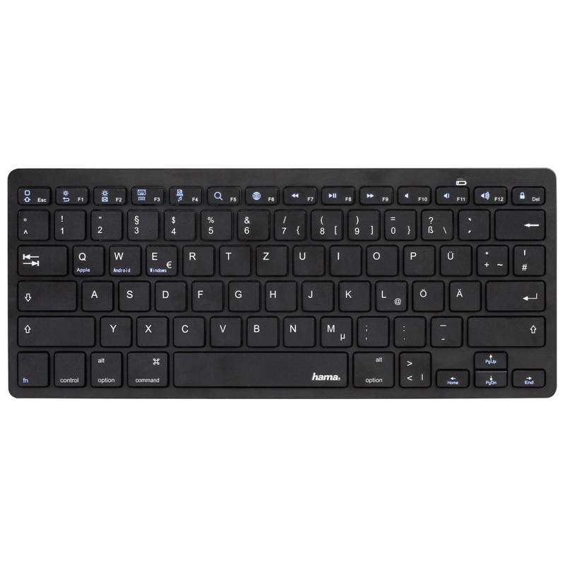 Hama Bluetooth-Tastatur KEY4ALL X510 Schwarz