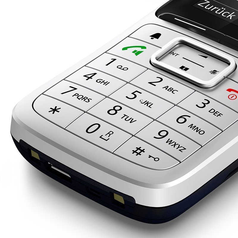 Gigaset SL450HX platin/schwarz Schnurlostelefon